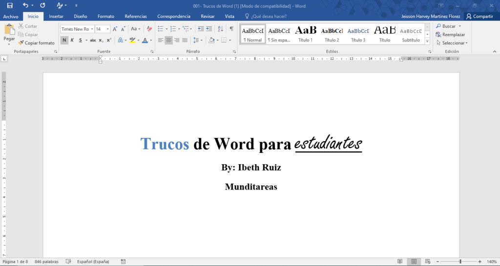 Aumenta tu rendimiento académico con estos 7 trucos de Word